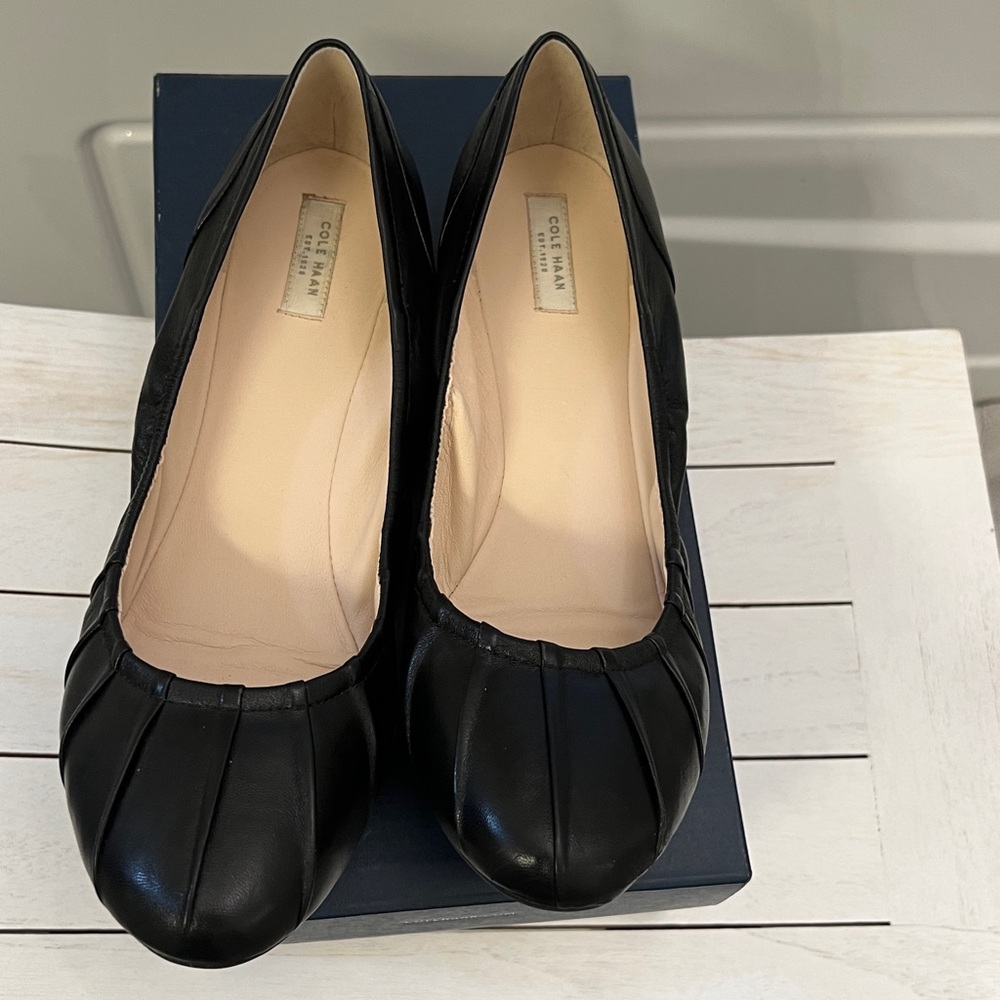 Cole Haan Black Slip-On Loafers